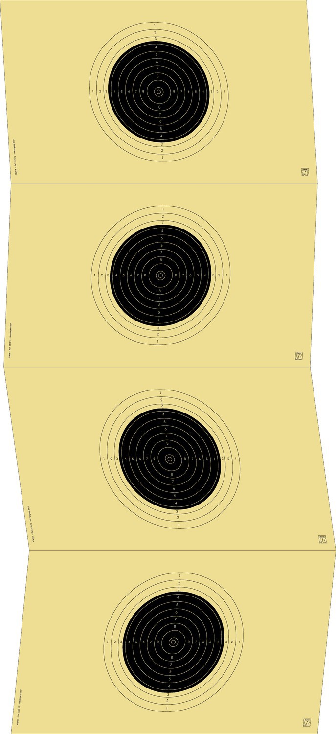 Bersaglio Tiro Reattivo Bersaglio Splatter A4 Per Pistole E Fucili - Foto 6